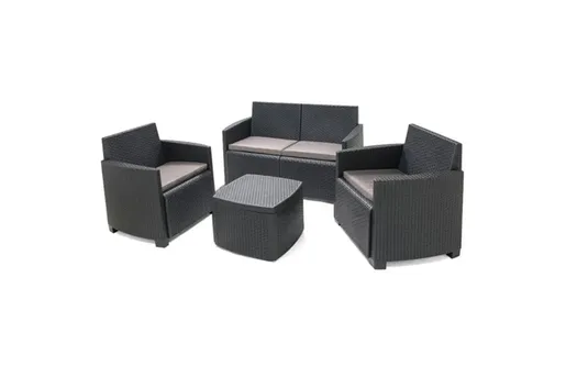 Baštenski set etna sa 4 jastuka