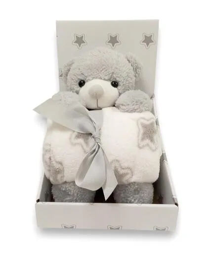 BBO plišana igračka i ćebence BEAR (20TB0159-2)