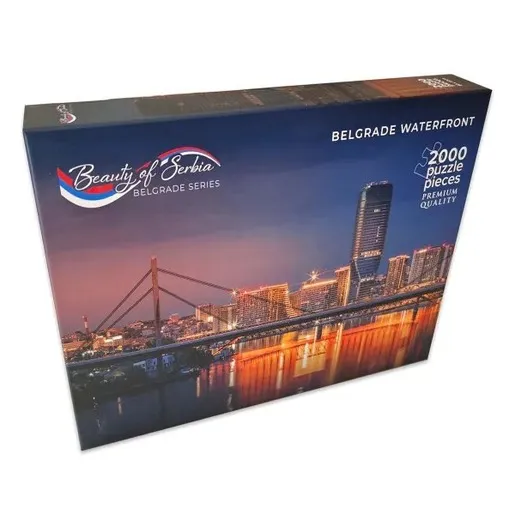Beauty of Serbia Puzzle -Beograd na vodi 2000 pcs