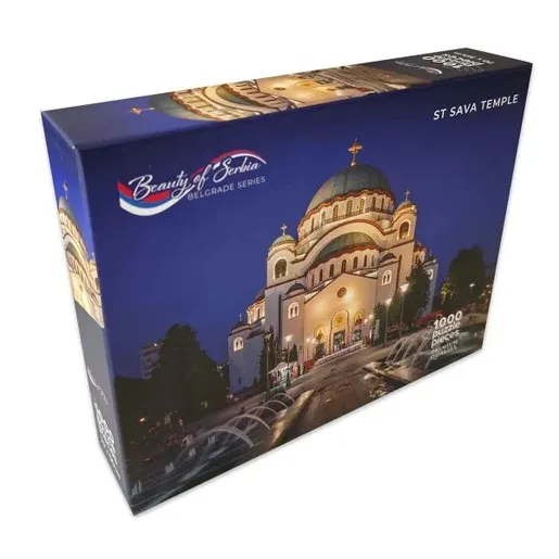 Beauty of Serbia Puzzle -Hram Svetog Save 1000 pcs