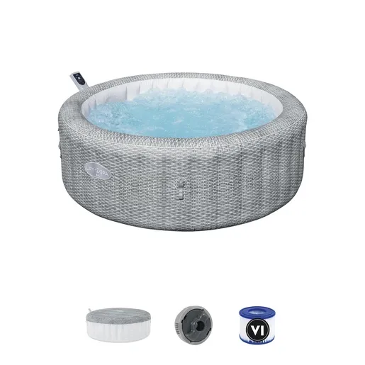 Bestway Đakuzi Bali 1.96mx71cm sivi ratan  980l