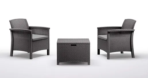 Bica Baštenski set - Venezia terrace, antracit