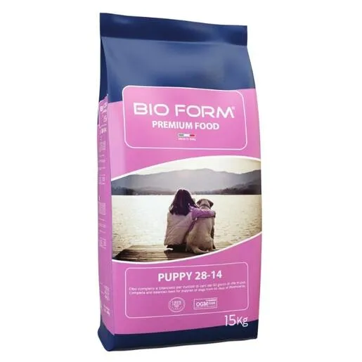 BIO FORM Premium Hrana za štence 15kg  Dog Puppy 28/14