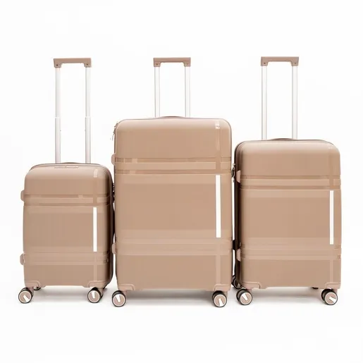Bolzz Set kofera Voyage 3/1 soft pink BOLKOFVOSPINK