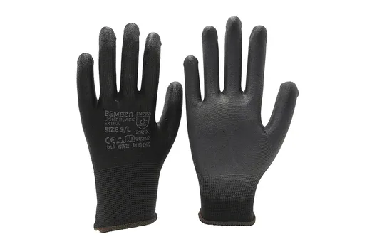 Bomber Rukavice light black 10 extra