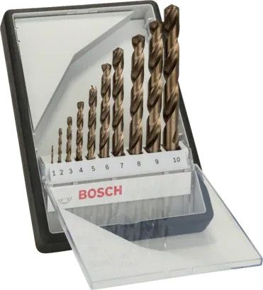 Bosch 10-delni Robust Line set burgija za metal HSS-Co, DIN 338, 135° 2607019925