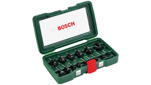 Bosch 15-delni set HM glodala (prihvat 8 mm) 2607019469