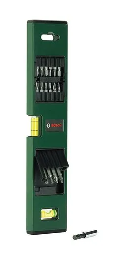 Bosch 17-delni set bitova sa libelom
