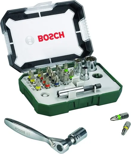 Bosch 26-delni set bitova sa rašpom sa kartonskim displejom