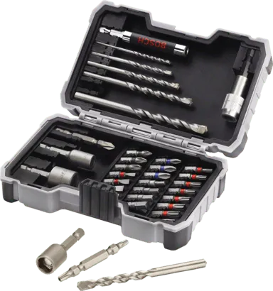 Bosch 35-delni set bitova sa CYL burgijama, Extra Hard sa kartonskim displejom