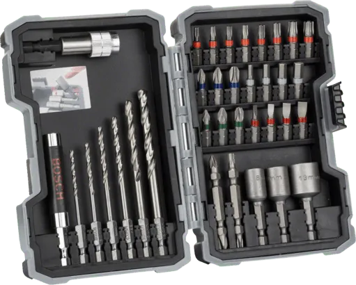 Bosch 35-delni set bitova sa HSS G burgijama
, Extra Hard sa kartonskim displejom