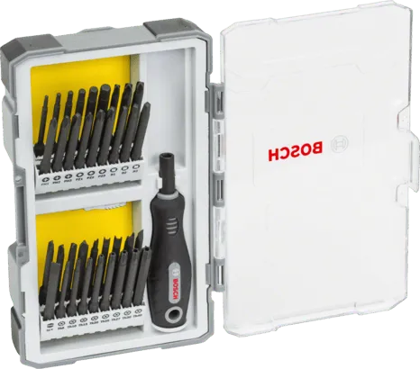 Bosch 37-delni set bitova sa ručnim zavrtačem, Extra Hard 2607017320