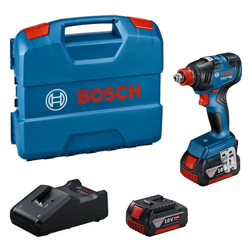Bosch akumulatorski udarni odvrtač GDX 18V-200 18V; 2x4,0Ah + kofer (06019J2206)