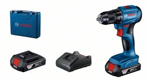 Bosch GSR 185-Li akumulatorska bušilica - odvrtač; 18V; 2x2,0 Ah + kofer 06019K3000