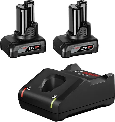 Bosch Professional 2x 12V 6,0 Ah + GAL 12V-40 starter set
