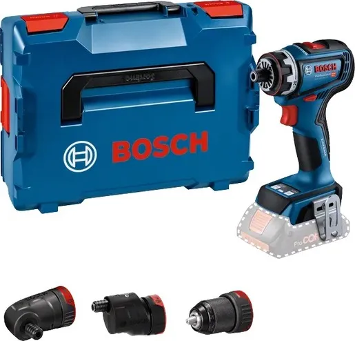 BOSCH Professional akumulatorska bušilica-odvrtač GSR 18V-90 FC, GFA 18-M, GFA 18-E, GFA 18-W, L-Boxx kofer, Solo alat 06019K6203