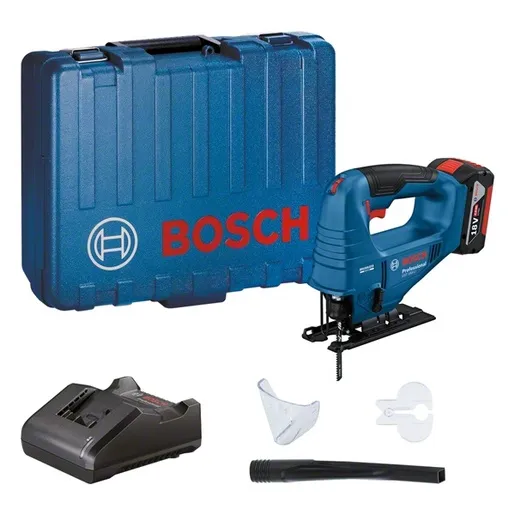 BOSCH Professional akumulatorska ubodna testera GST 183-LI, 4.0Ah 18V GBA akumulator, punjač GAL 18V-20, kofer 06015B7022