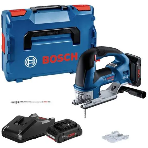 BOSCH Professional akumulatorska ubodna testera GST 18V-155 BC, 2x4.0Ah ProCORE akumulator, punjač GAL 18V-40, L-Boxx kofer 06015B1002