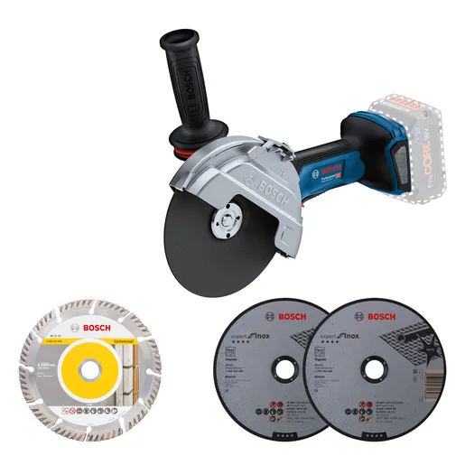 BOSCH Professional Akumulatorska ugaona brusilica BITURBO GWS 18V-180 P SET 06019H6L01
