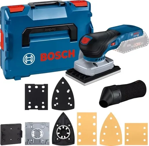 BOSCH Professional akumulatorska vibraciona brusilica GSS 18V-13, L-BOXX 136 kofer, Solo alat 06019L0101