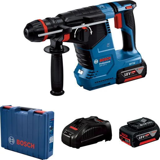 BOSCH Professional akumulatorski bušaći čekić GBH 187-LI ONE Chuck Set (2x5.0Ah,1880 + kofer) 0611923121