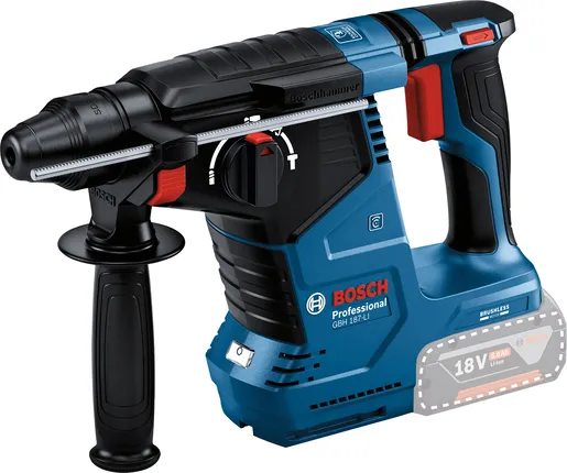 BOSCH Professional akumulatorski bušaći čekić GBH 187-LI, SAMO ALAT 0611923020