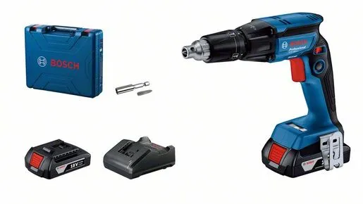 BOSCH Professional akumulatorski odvrtač za suvu gradnju GTB 185-LI (2x2.0 Ah, GAL 18V-20, kofer) 06019K7020