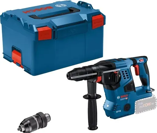 BOSCH Professional akumulatorski pneumatski čekić GBH 18V-28 CF, SDS Plus, brzostezna glava, L-BOXX kofer, Solo alat 0611921001
