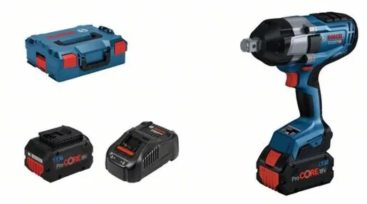 BOSCH Professional akumulatorski udarni odvrtač GDS 18V-1050 H, 2x8.0Ah ProCORE18V akumulator, brzi punjač GAL 1880 CV, L-BOXX 136 kofer 06019J8502