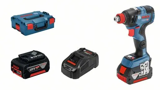 BOSCH Professional akumulatorski udarni odvrtač-odvrtač GDX 18 V - 200 C (2 x 5 Ah, L-BOXX) 06019G4201