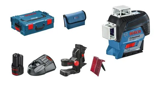 Bosch Professional GLL 3-80 C laser za ukrštene linije + BM 1 + GAL 1230 CV + L-BOXX