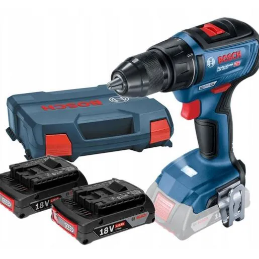 Bosch Professional GSR 18V-50 akumulatorska bušilica/odvrtač (2x 2,0 Ah, GAL 18V-20, kofer) 06019H5000