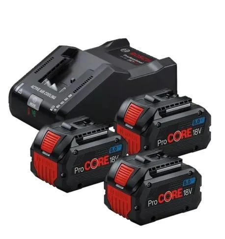 Bosch Professional Starter set 3xPC18V8.0Ah+GAL18V-160 0615A5004Y