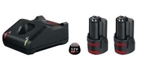Bosch starter set 2 x GBA 12V 3.0Ah + GAL 12V-40 1600A019RD