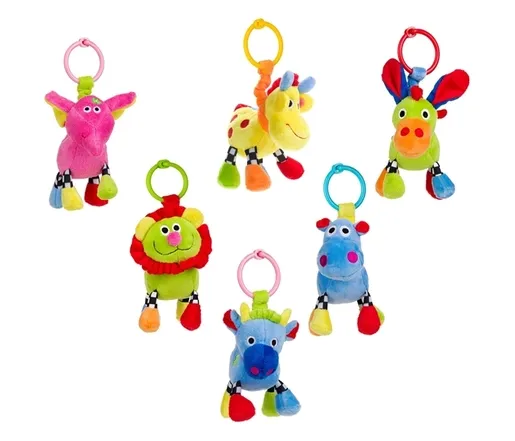 Canpol Babies Igračka Sa Zveckom Crazy Animals 0M+ (6 Dezena)