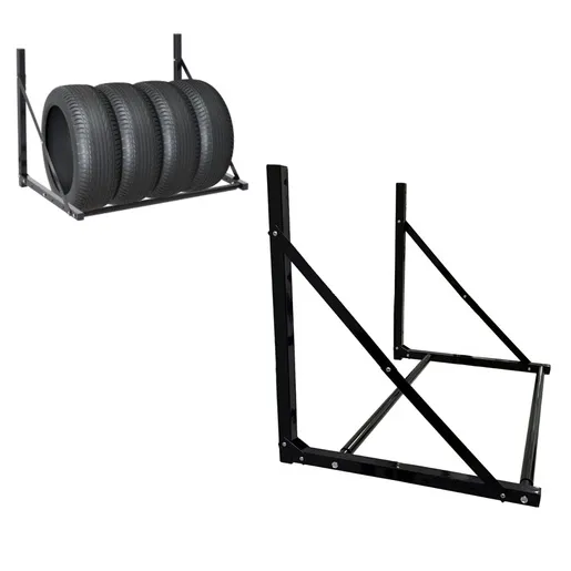 CHOMIK Zidni nosač za gume 56x50x 80–120 cm