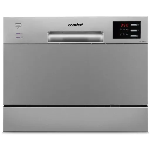 Comfee mašina za pranje sudova KWH-TD602E-S, 6 kompleta, 6 programa, Siva