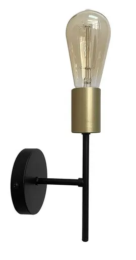 Crespilo Zidna Lampa Crna 1x40 E27