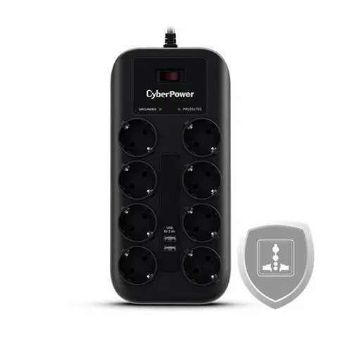CyberPower prenaponska zaštita, P0820SUF0-DE, 8x šuko