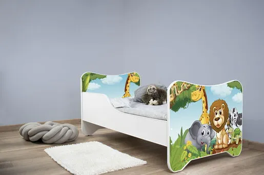 Dečiji krevet 140x70 cm HAPPY KITTY AFRICA 7541