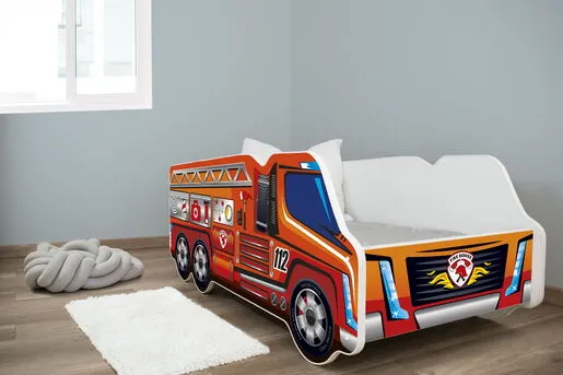 Dečiji krevet 140x70 truck FIRETRUCK  7526