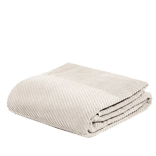 Dekordom Frotir prekrivač zig zag grande 145x200 - stone 24