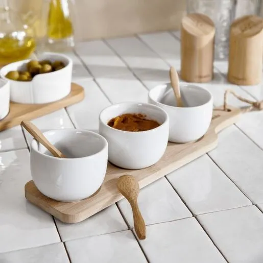 Dekordom Činija set fincan 32x8cm 3kom - white - hml