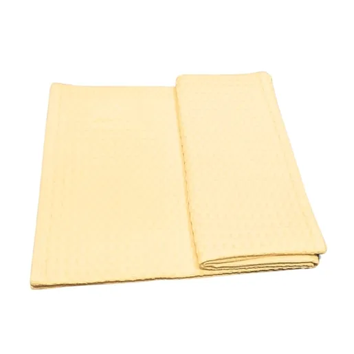 Dekordom Kuhinjska krpa waffle plain 40x60 - yellow