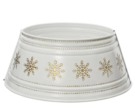 Dekordom Ng dekoracija - tree ring iron 70cm 389822 - white/gold - kmg