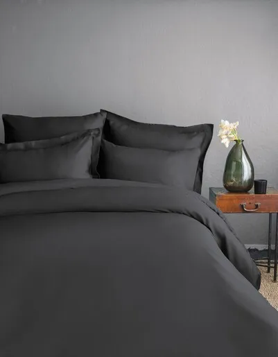 Dekordom Posteljina issimo saten double - simply satin - fume