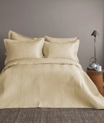 Dekordom Prekrivač set issimo double - simply satin - orchid beige