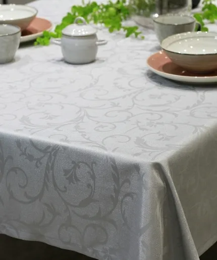 Dekordom Stolnjak elegante 140x180 - light grey t7865-601