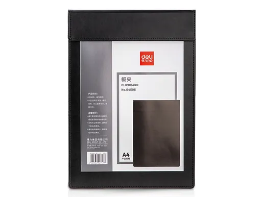 DELI ATAŠE MAPA  A4 SA MAGNETNOM KLIPSOM CRNA 64506