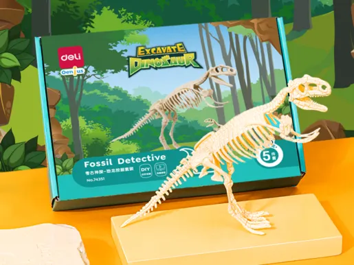 DELI DEČIJA IGRAČKA  - KREATIVNI SET ZA ISKOPAVANJE T REX 74351